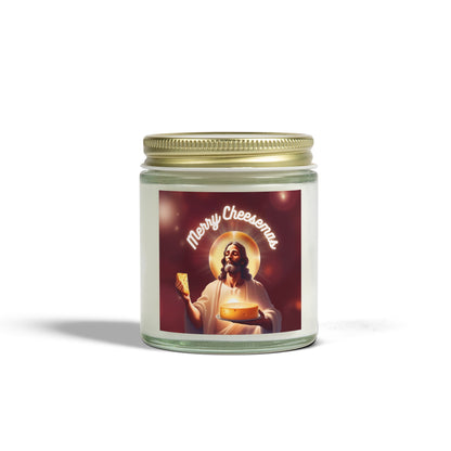 Merry Cheesemas Candle – Funny Holiday Candle for Cheese Lovers